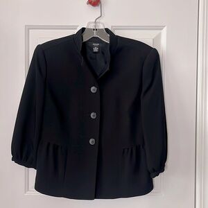 Alfani black peplum jacket size 2P